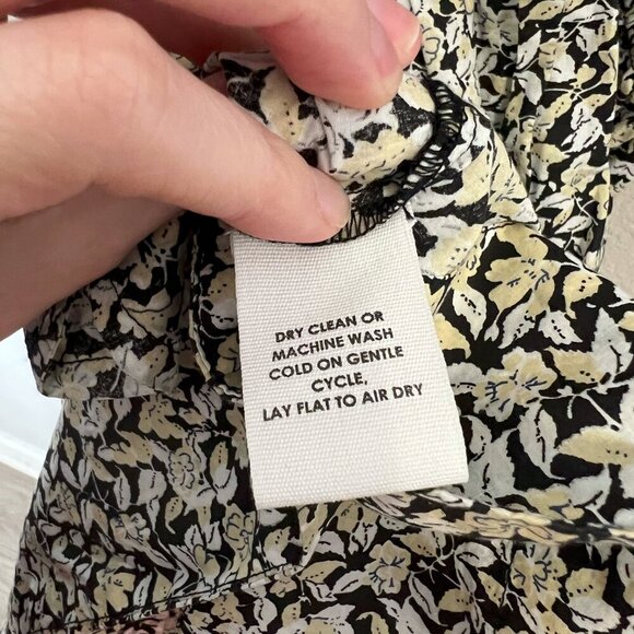 APIECE APART Cobano Mini Dress, Fauna Black, Medium - Picture 8 of 9